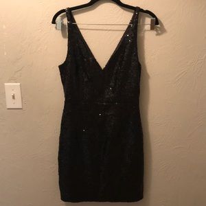 Black sequin party dress!